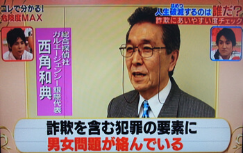 総合探偵社ガルエージェンシー銀座代表,西角和典